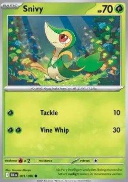 Snivy - Black Bolt (Common) [BLK-001] Hover Image