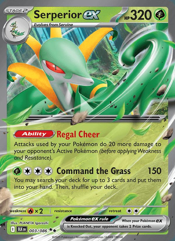 Serperior ex - Black Bolt (Double Rare) [BLK-003] Hoofdafbeelding