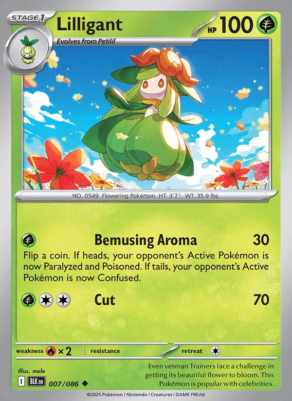 Lilligant - Black Bolt (Uncommon) [BLK-007] Immagine principale del prodotto