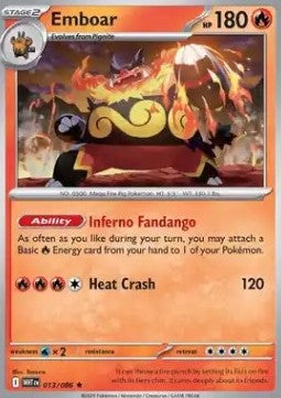 Emboar - White Flare (Rare) [WHT-013] Hover Image