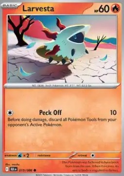 Larvesta - Black Bolt (Common) [BLK-015] Hover Image