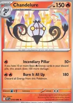 Chandelure - White Flare (Rare) [WHT-018] Hover Image