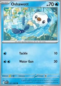 Oshawott - White Flare (Common) [WHT-021] Hover Image