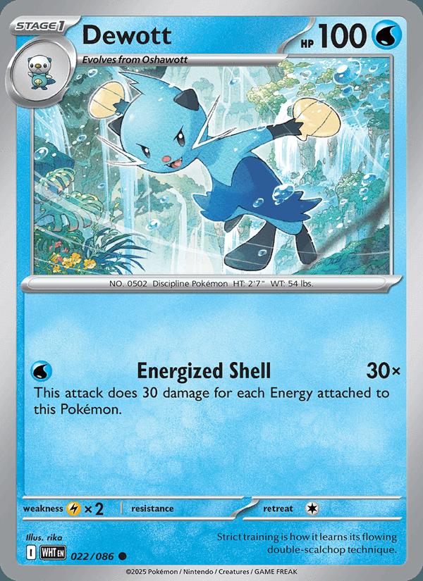 Dewott - White Flare (Common) [WHT-022] Image principale du produit