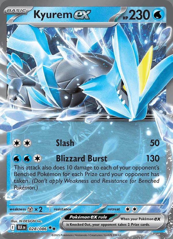 Kyurem ex - Black Bolt (Double Rare) [BLK-028] Hoofdafbeelding