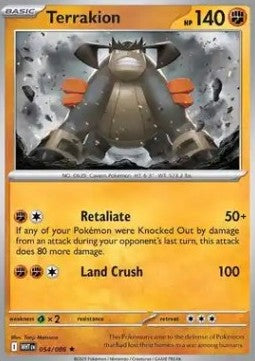 Terrakion - White Flare (Rare) [WHT-054] Hover Image