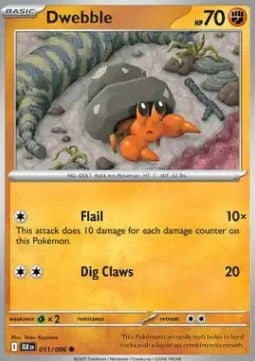 Dwebble - Black Bolt (Common) [BLK-051] Hover Image