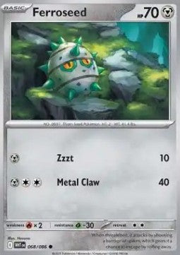 Ferroseed - White Flare (Common) [WHT-068] Hover Image