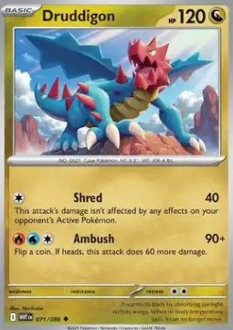 Druddigon - White Flare (Uncommon) [WHT-071] Hover Image