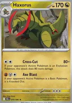 Haxorus - Black Bolt (Rare) [BLK-070] Main image