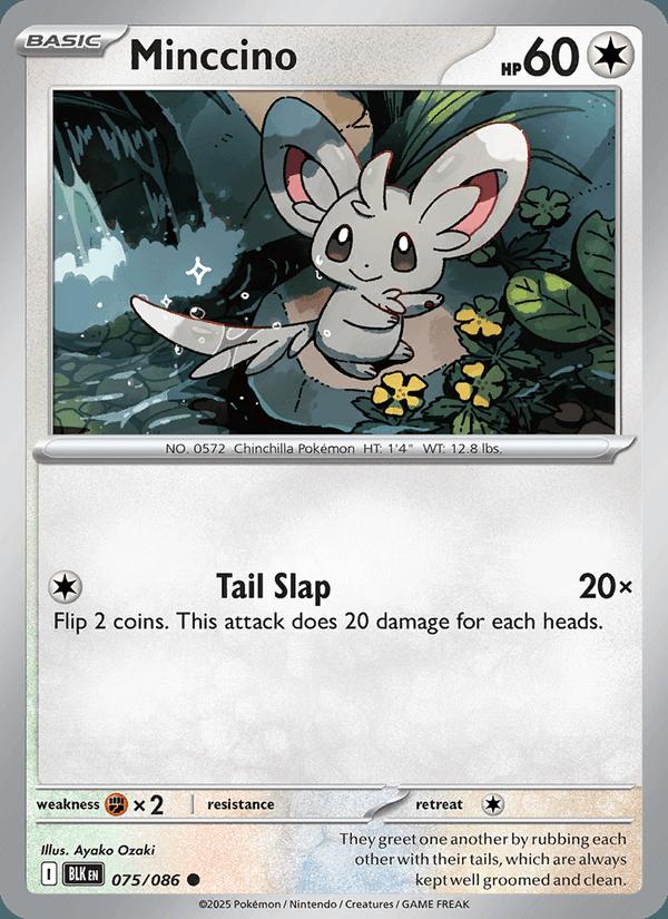 Minccino - Black Bolt (Common) [BLK-075] Immagine principale del prodotto