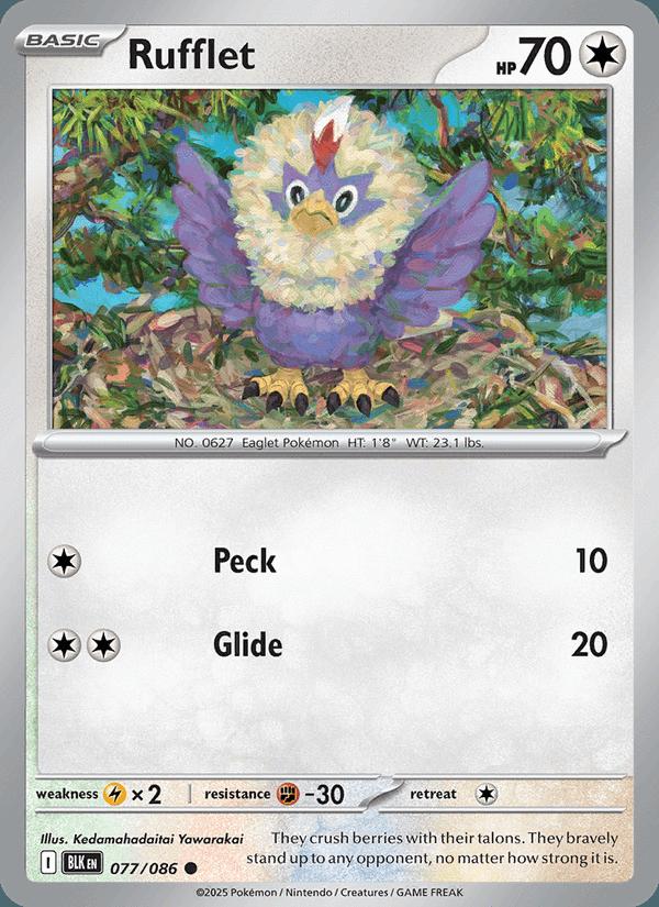 Rufflet - Black Bolt (Common) [BLK-077] Hauptbild