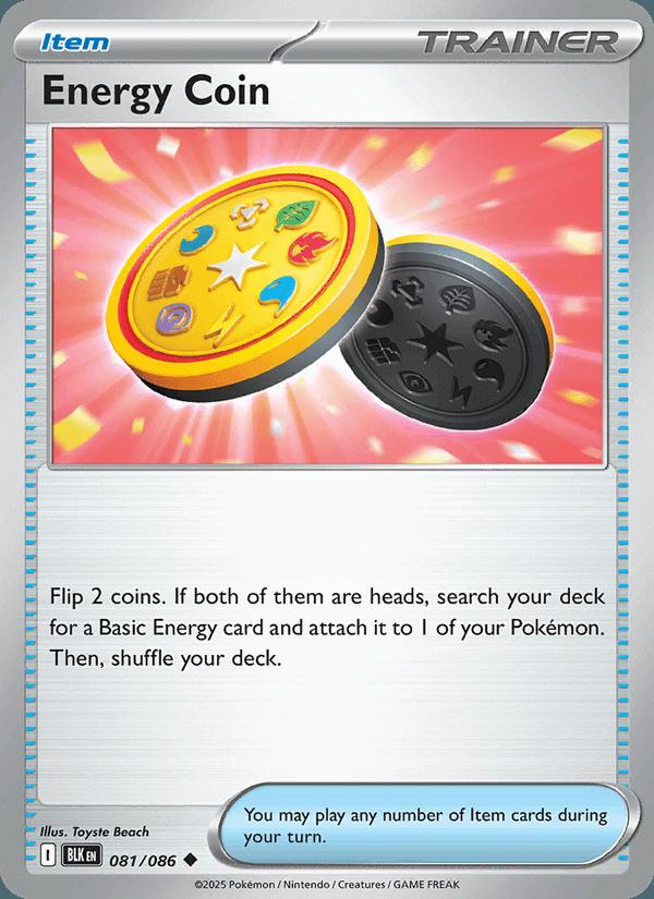 Energy Coin - Black Bolt (Uncommon) [BLK-081] Imagen principal del producto
