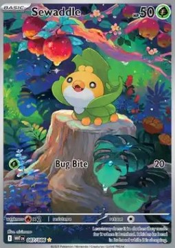 Sewaddle - White Flare (Illustration Rare) [WHT-087] Hover Image