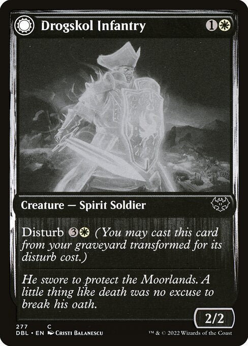 Drogskol Infantry // Drogskol Armaments – Innistrad: Double Feature (DBL-277) Magic: The Gathering card | LC-REM-20260804-15151299821900-836083e8-0723-4131-beee-23c4afd9da73 Main image