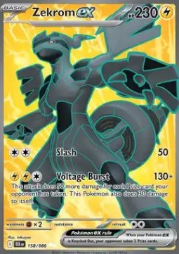 Zekrom ex - Black Bolt (Ultra Rare) [BLK-158] Hover Image