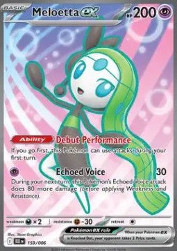 Meloetta ex - Black Bolt (Ultra Rare) [BLK-159] Main image