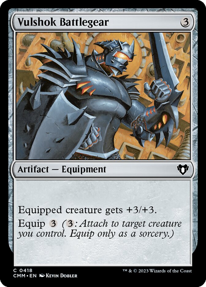 Vulshok Battlegear - Commander Masters (Common) [CMM-418] Immagine principale del prodotto