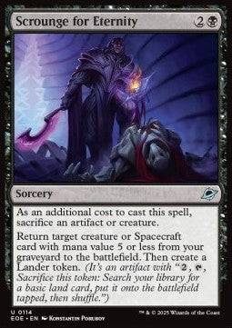 Scrounge for Eternity - Edge of Eternities (Uncommon) [EOE-114] Imagen principal del producto