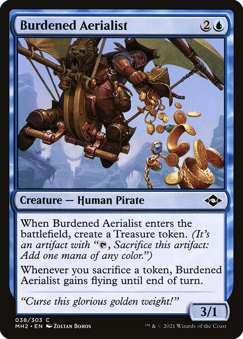 Burdened Aerialist – Modern Horizons 2 (MH2-38) Magic: The Gathering card