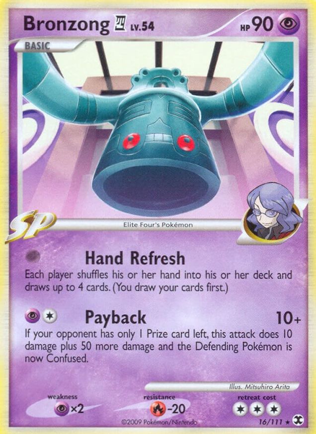 Pokémon-kaart Bronzong E4 16/111 Rare uit de set Rising Rivals