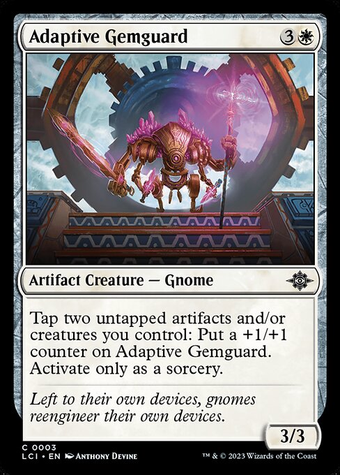 Adaptive Gemguard – The Lost Caverns of Ixalan (LCI-3) Magic: The Gathering kaart Main image