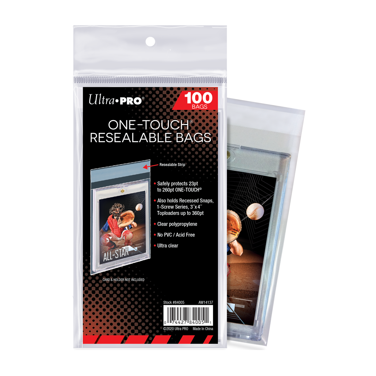 Ultra Pro One-Touch Resealable Bags 100 stuks – verpakking