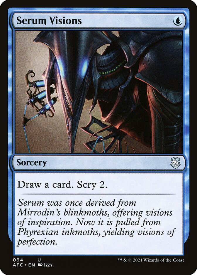 Serum Visions - Commander: Adventures in the Forgotten Realms (Uncommon) [AFC-94]