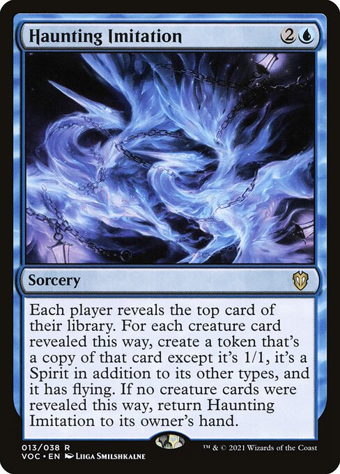 Haunting Imitation – Crimson Vow Commander (VOC-13) Magic: The Gathering card | LC-REM-20260804-15151240184140-8418fd80-2c92-40d4-87de-0c149f6815bc