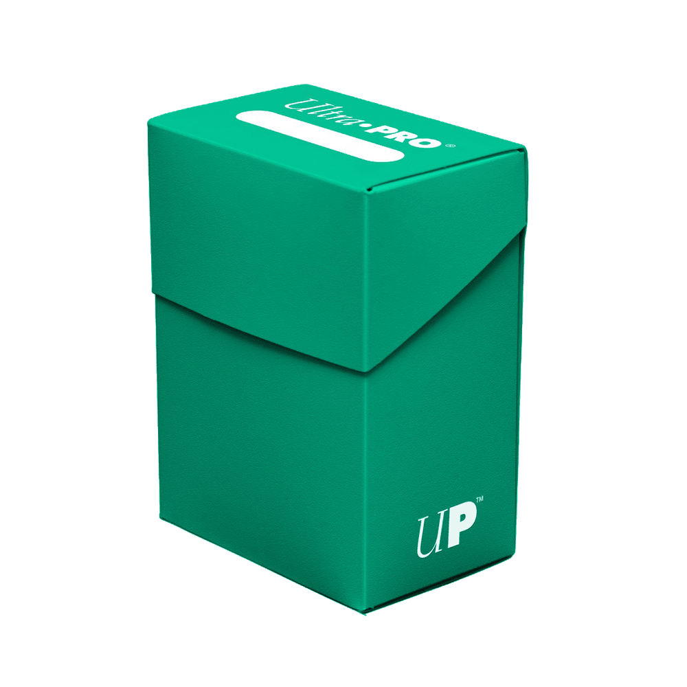 Ultra Pro Deck Box Solid in aqua, gesloten deckbox voor 80 dubbel gesleevede kaarten | Lichcards Immagine principale del prodotto