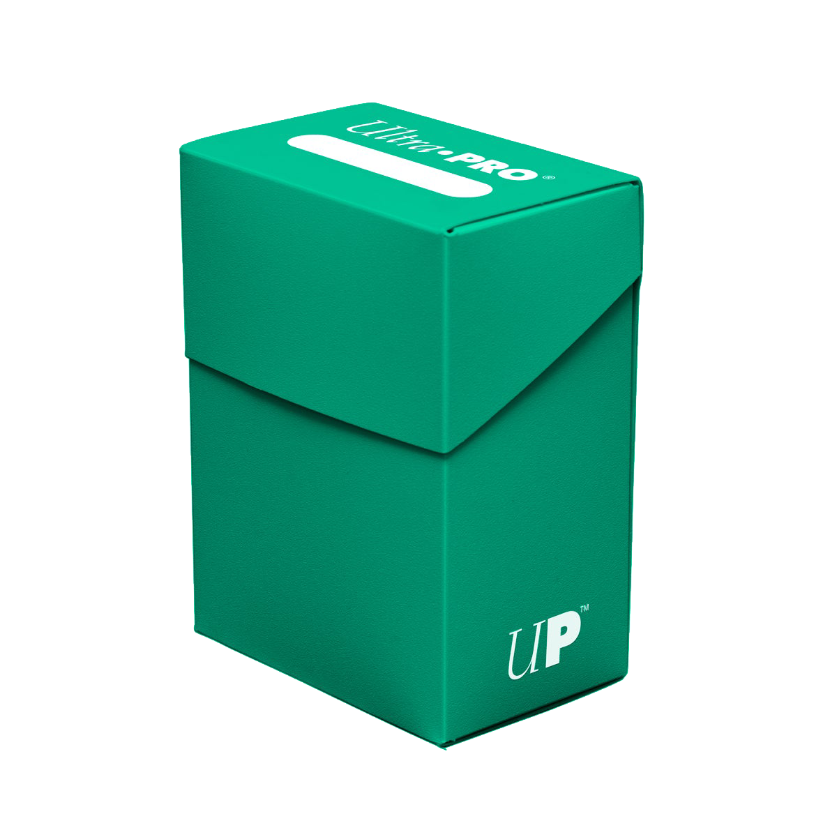 Ultra Pro Deck Box Solid in aqua, gesloten deckbox voor 80 dubbel gesleevede kaarten Imagen principal del producto