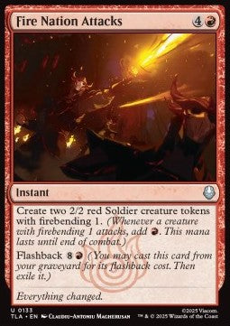 Fire Nation Attacks - Magic: The Gathering | Avatar: The Last Airbender (Uncommon) [TLA-133] Hoofdafbeelding