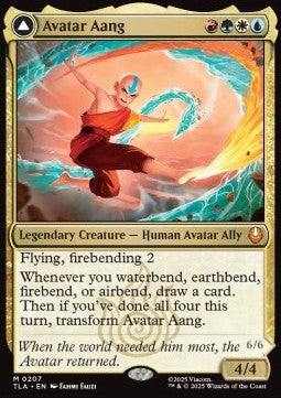 Avatar Aang // Aang, Master of Elements - Magic: The Gathering | Avatar: The Last Airbender (Mythic) [TLA-207] Hauptbild