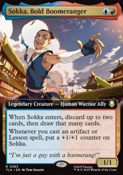 Sokka, Bold Boomeranger - Magic: The Gathering | Avatar: The Last Airbender: Extras (Rare) [XTLA-383] Hoofdafbeelding