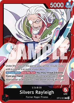 Silvers Rayleigh (OP12-001) (V.1) - Legacy of the Master (Leader) [OP12-001] Hauptbild