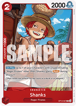 Shanks (OP12-007) - Legacy of the Master (Common) [OP12-007] Hoofdafbeelding