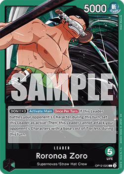 Roronoa Zoro (OP12-020) (V.1) - Legacy of the Master (Leader) [OP12-020] Hauptbild