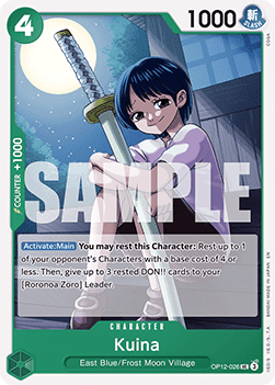 Kuina (OP12-026) - Legacy of the Master (Uncommon) [OP12-026] Immagine principale del prodotto