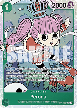 Perona (OP12-034) (V.1) - Legacy of the Master (Super Rare) [OP12-034] Immagine principale del prodotto