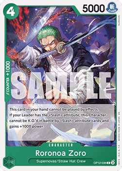 Roronoa Zoro (OP12-036) - Legacy of the Master (Common) [OP12-036] Immagine principale del prodotto