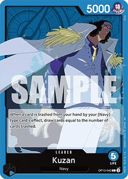 Kuzan (OP12-040) (V.1) - Legacy of the Master (Leader) [OP12-040] Hauptbild