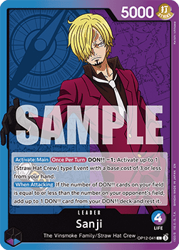 Sanji (OP12-041) (V.1) - Legacy of the Master (Leader) [OP12-041] Immagine principale del prodotto