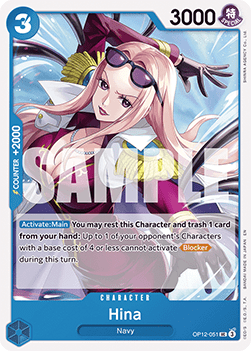 Hina (OP12-051) - Legacy of the Master (Uncommon) [OP12-051] Main image