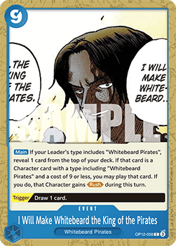 I Will Make Whitebeard the King of the Pirates (OP12-058) - Legacy of the Master (Common) [OP12-058] Hauptbild