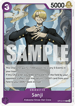 Sanji (OP12-070) (V.1) - Legacy of the Master (Rare) [OP12-070] Hauptbild