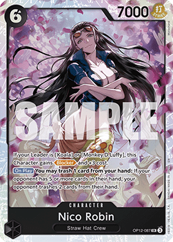 Nico Robin (OP12-087) (V.1) - Legacy of the Master (Super Rare) [OP12-087] Main image