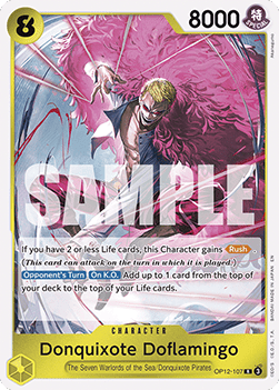 Donquixote Doflamingo (OP12-107) - Legacy of the Master (Rare) [OP12-107] Hauptbild