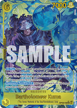 Bartholomew Kuma (OP12-119) (V.2) - Legacy of the Master (Alternate Art) [OP12-119] Hoofdafbeelding