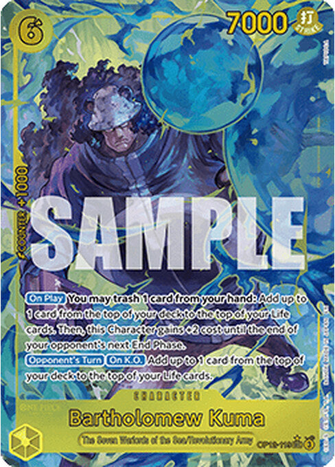 Bartholomew Kuma — Legacy of the Master (OP12-119) One Piece card Image principale du produit