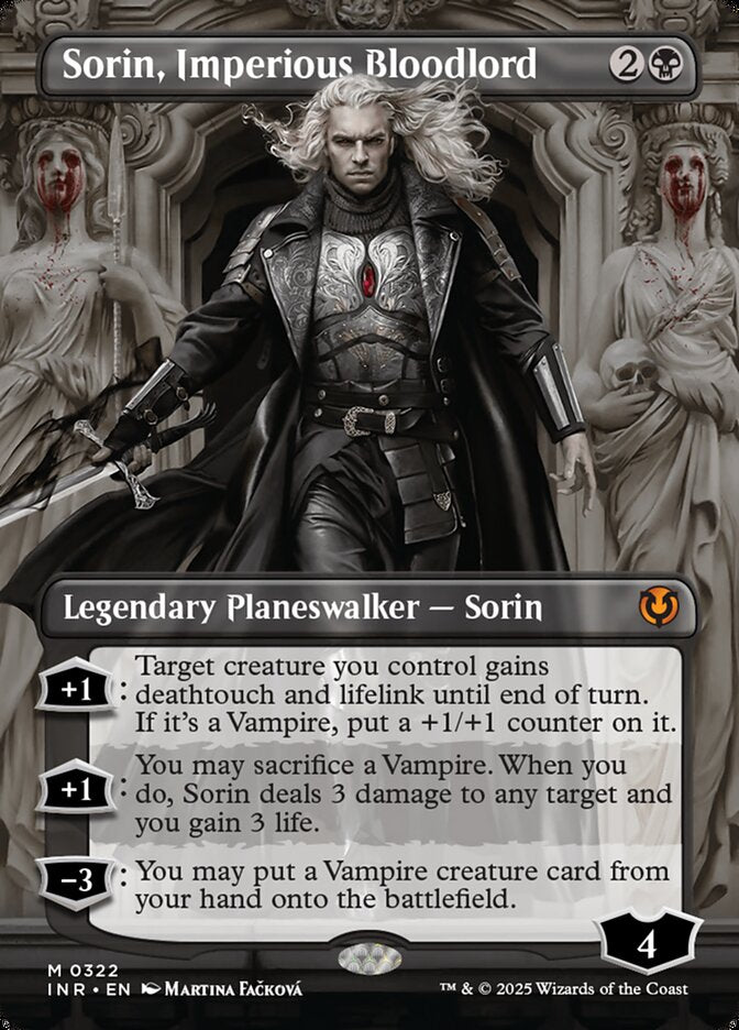 Magic-kaart Sorin, Imperious Bloodlord XINR-322 uit Innistrad Remastered: Extras (Mythic)